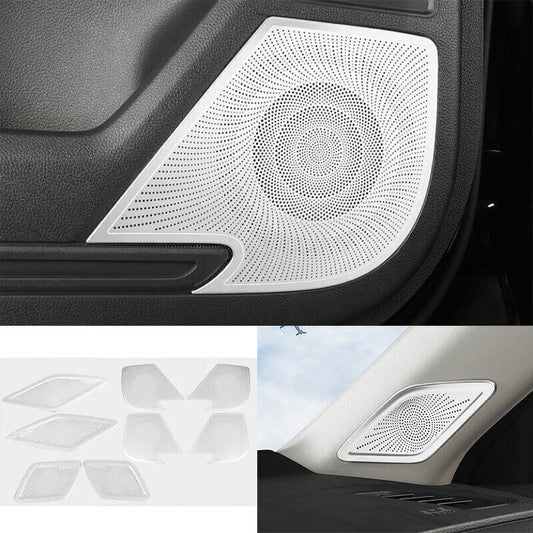 for Honda CR-V 2023-2024 Silver steel Inner Door Horn Frame Cover Trim decor B n