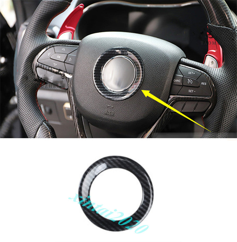 12PCS for Jeep Grand Cherokee 2014-2015 Carbon Fiber Car Interior Kit Cover Trim