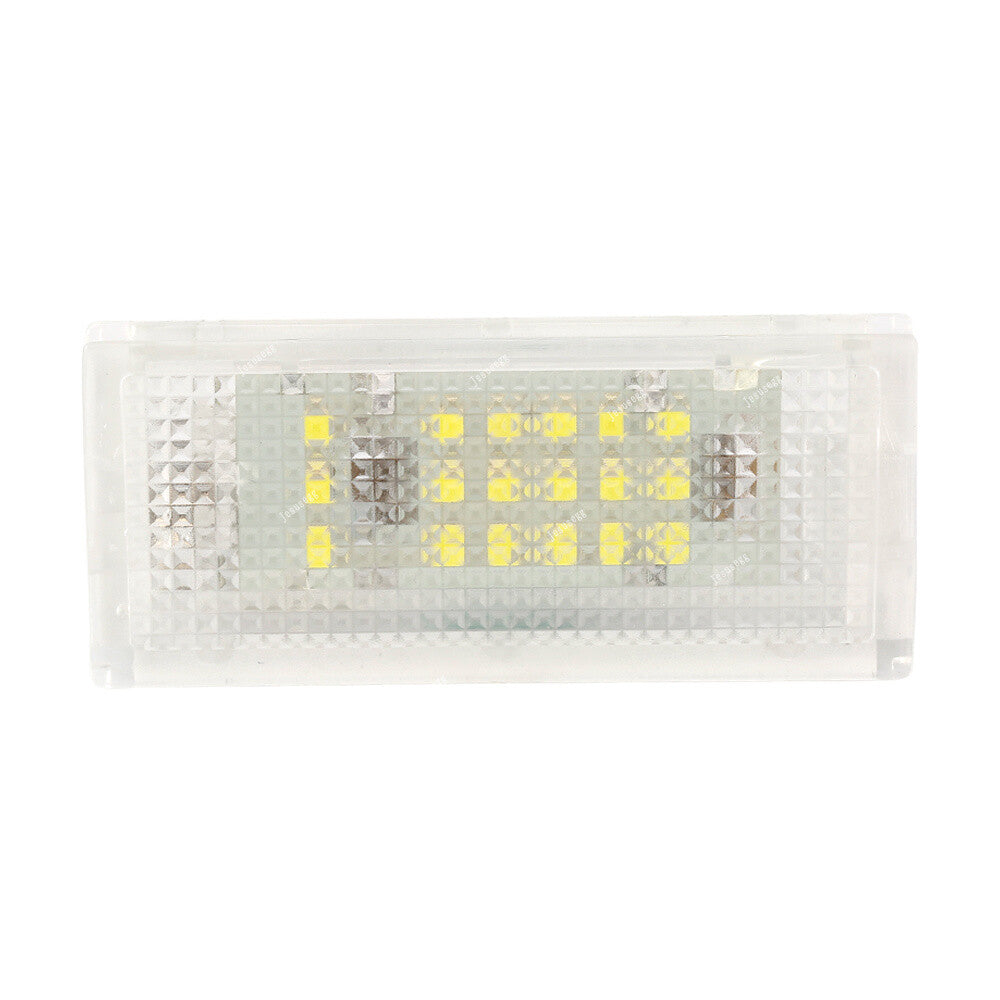 2Pcs LED License Plate Light White for BMW 3er E46 4D 1998 1999 2000 2001 02 03 Q