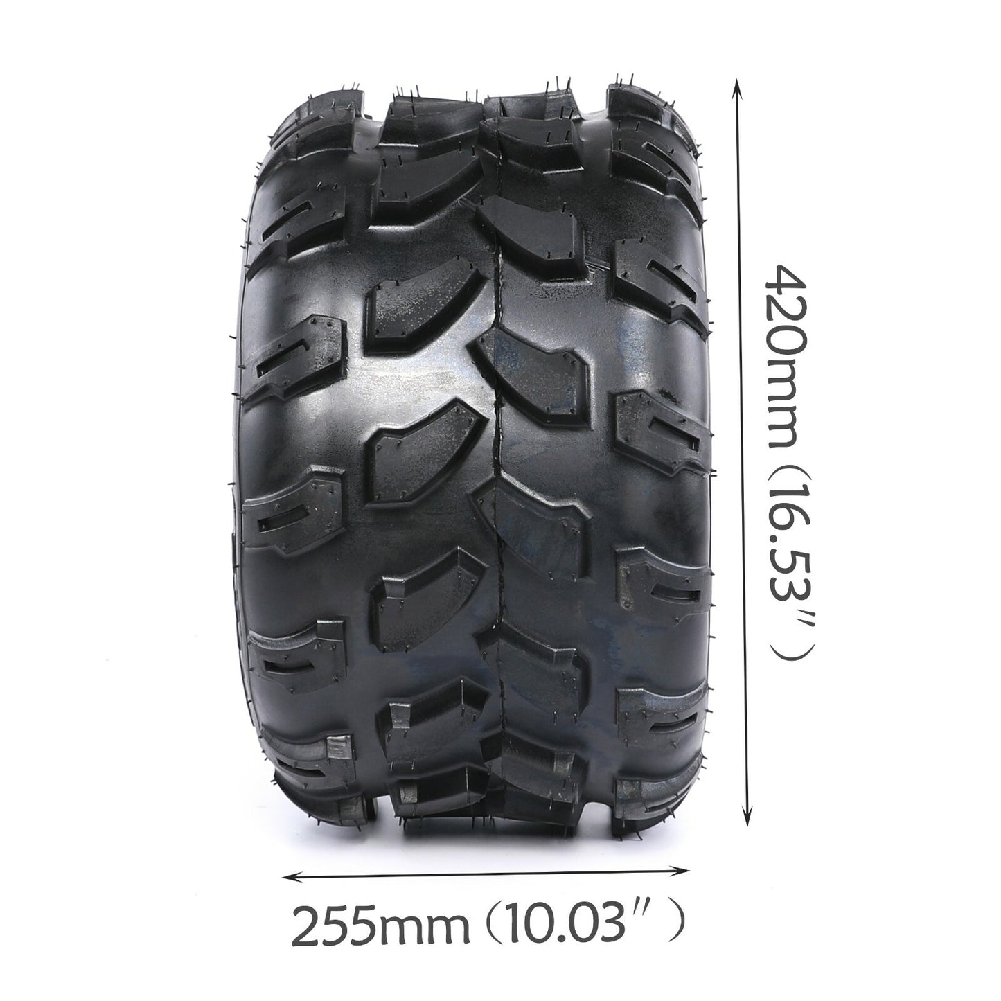 4-piece set of 19x7x8, 19x7-8, 18x9.5-8, and 18x9.50-8 all-terrain tires suitable for Suzuki LT80 4WD vehicles.