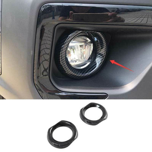 for Subaru Outback 2020-2023 carbon fiber Front bumper Fog Light Lamp ring Cover