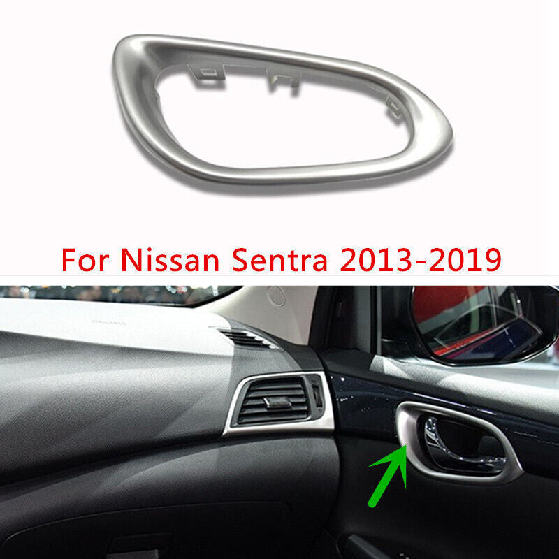 Front Right Inside Interior Door Handle Cover Trim for Nissan Sentra 2013-2019