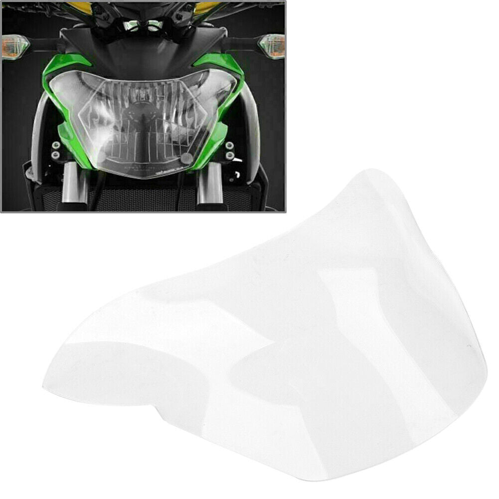Fit for Kawasaki Z650 2017-2018 Headlight Guard Shield Screen Lens Transparent Cover Q