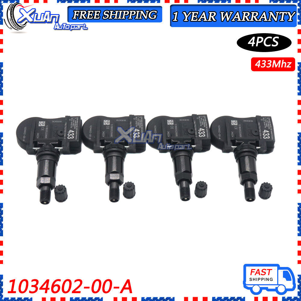 433MHz Tire Pressure Sensor TPMS 103460200A for Model S , Model X, Model 3, and 4x v