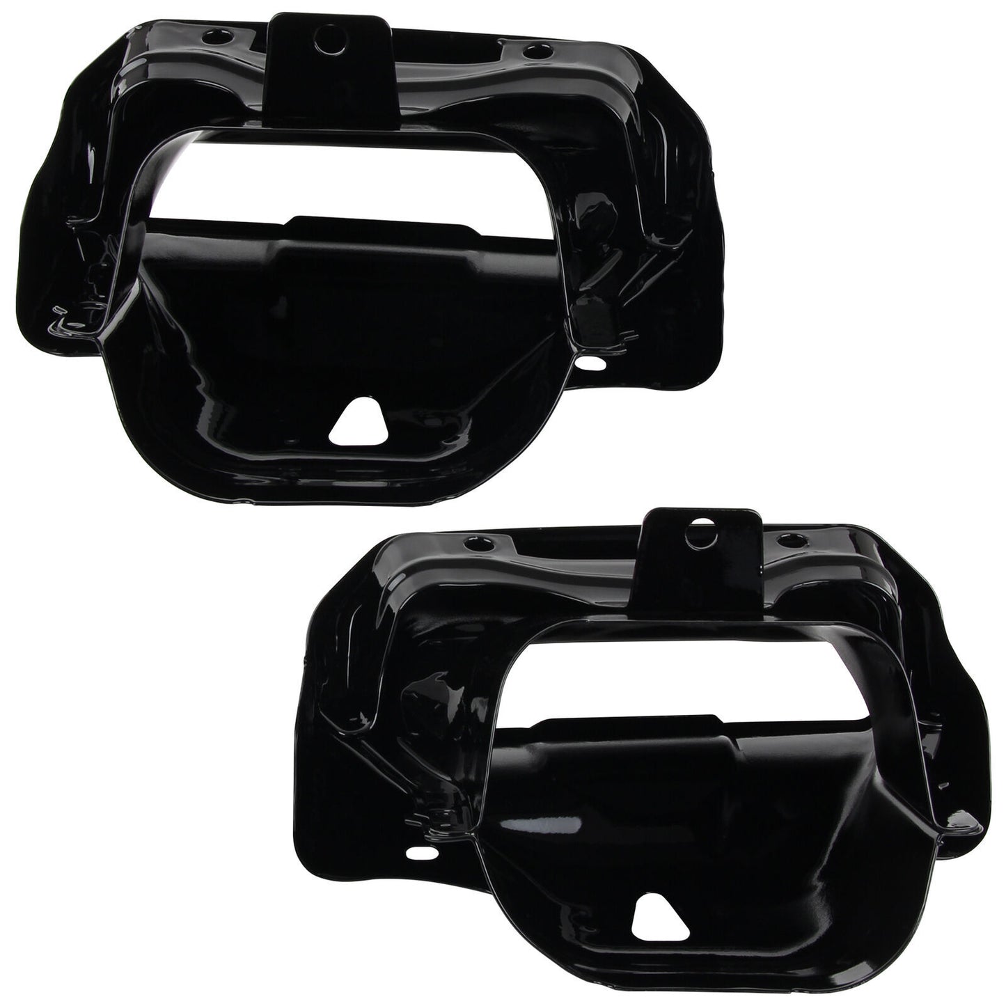 2019-2023 for Chevy Silverado for GMC for Sierra 1500 Exhaust Tips / Bezels Gloss Black Q