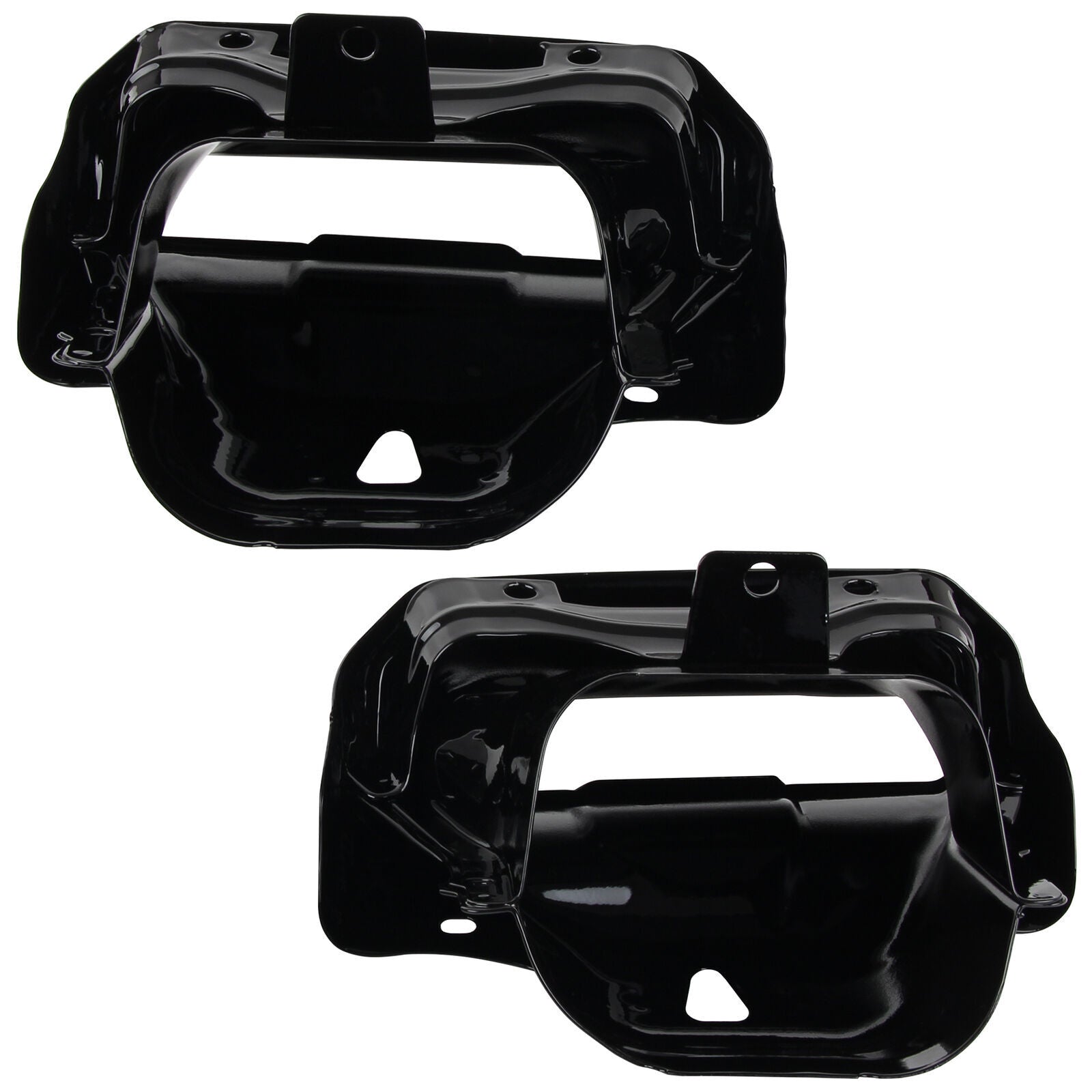 2019-2023 for Chevy Silverado for GMC for Sierra 1500 Exhaust Tips / Bezels Gloss Black Q