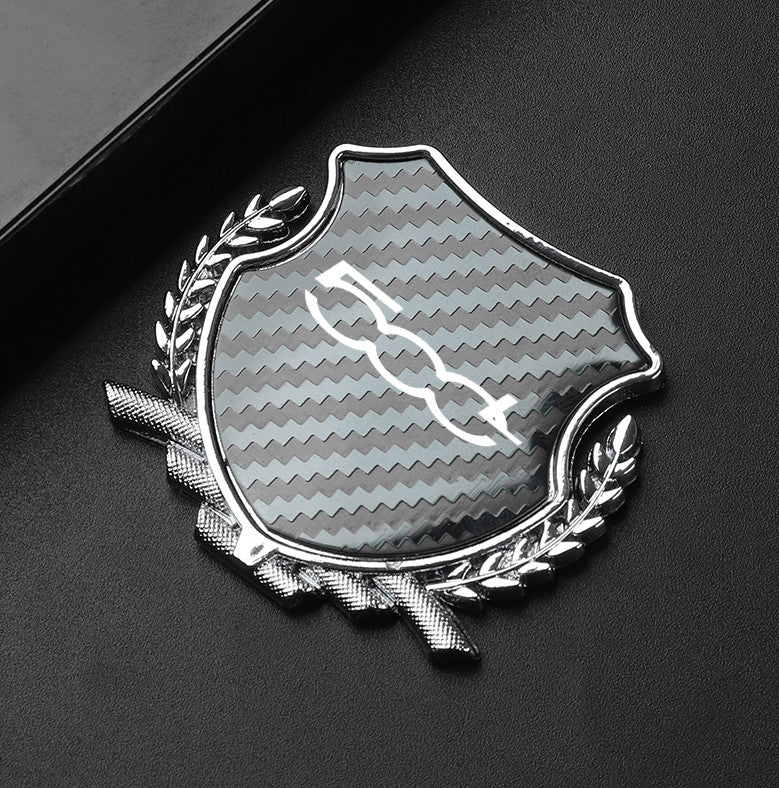 4x45 mm Sport Black Wheel Center Sticker Hub Sticker Rim Sticker Logo- v