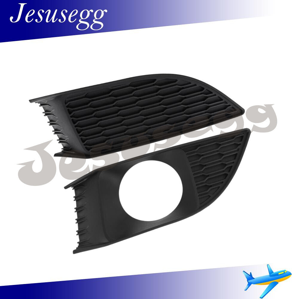 Pair Fit 2011-14 for Dodge for Charger Left+Right side Fog Lamp Cover Bumoer Grill Bezel