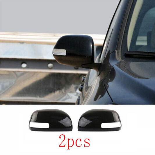 For 2006-2012 for Toyota RAV4 Gloss Black ABS Exterior Rear View Mirror Cover Trims
