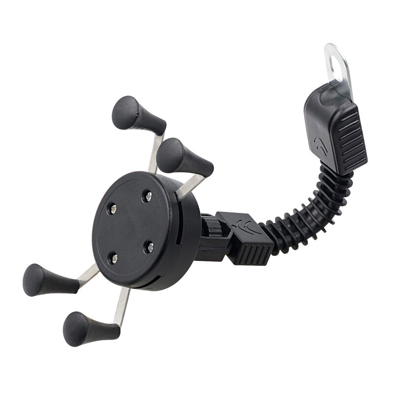 1-Piece Motorcycle Mount Phone Holder Mirror Base for Smartphones GPS- n