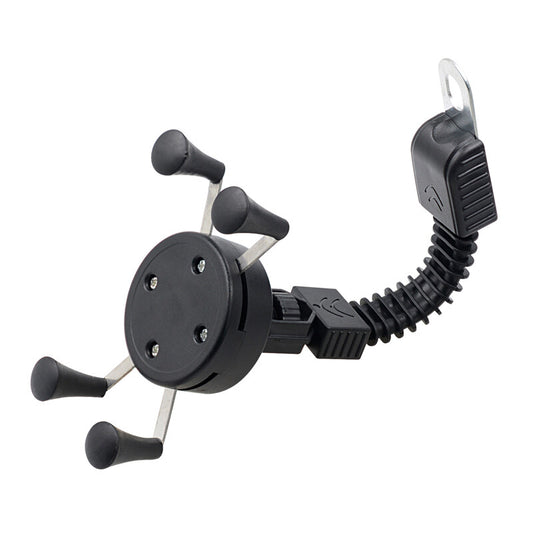 1-Piece Motorcycle Mount Phone Holder Mirror Base for Smartphones GPS- n
