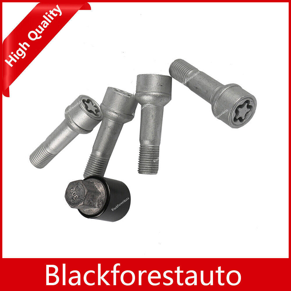 5pcs Wheel Set Studs Lugs Long Safety Bolts A0019901707 Fit for Benz M14x1.5x45 Q