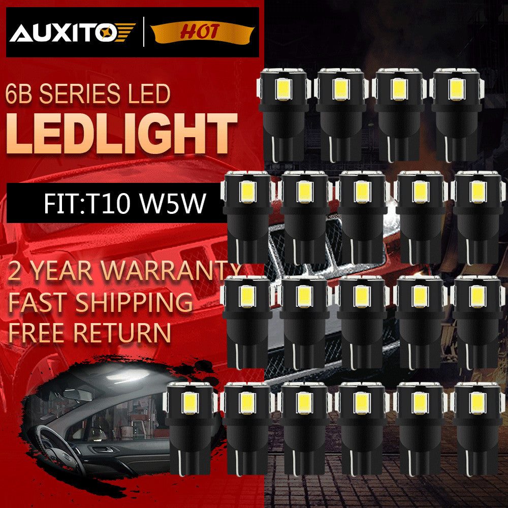 20x T10 194 168 W5W Shanmou LED SMD White Light White Light - v