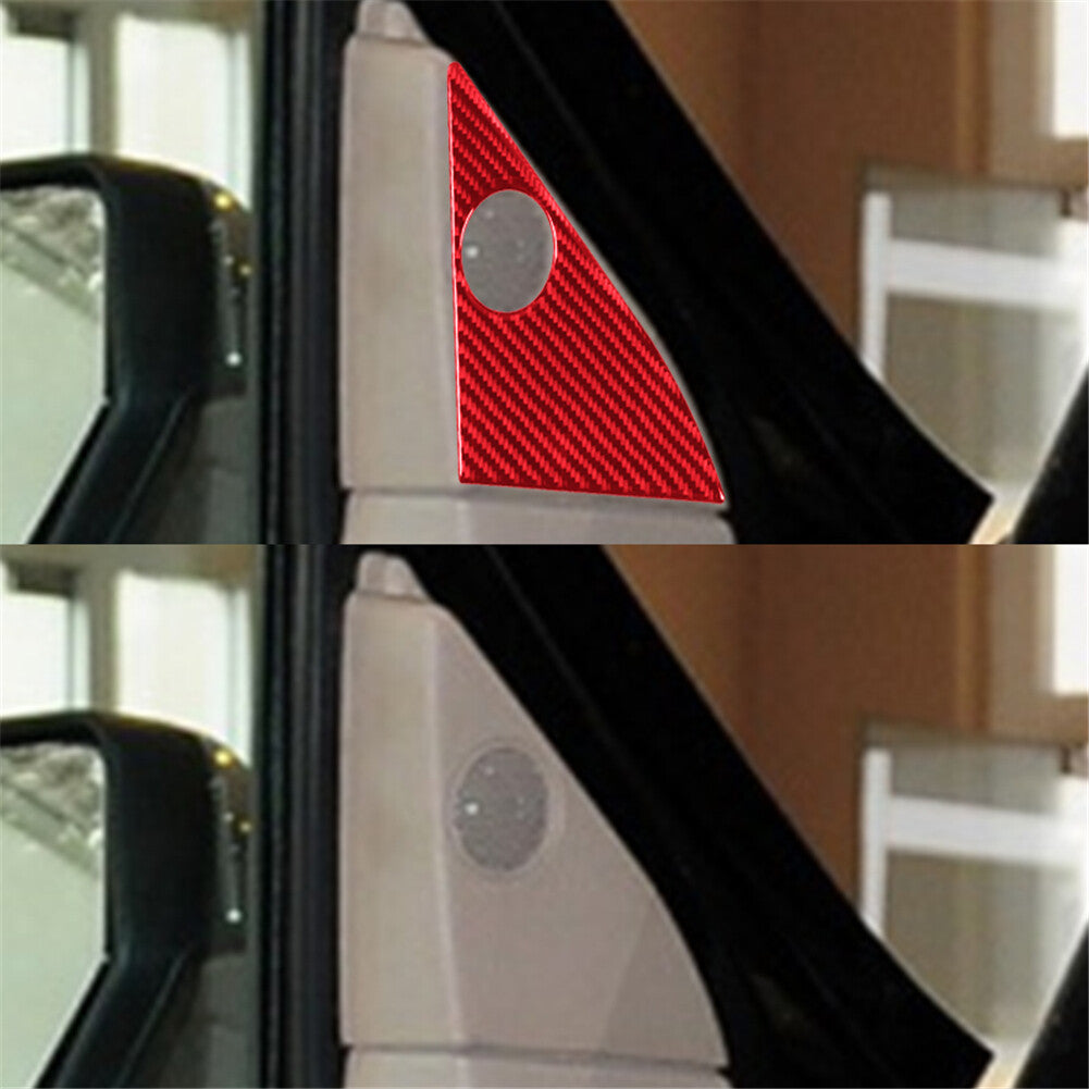 for Benz 2011-2013 C Class W204 Carbon Fiber Air Conditioning Panel Cover Trim v