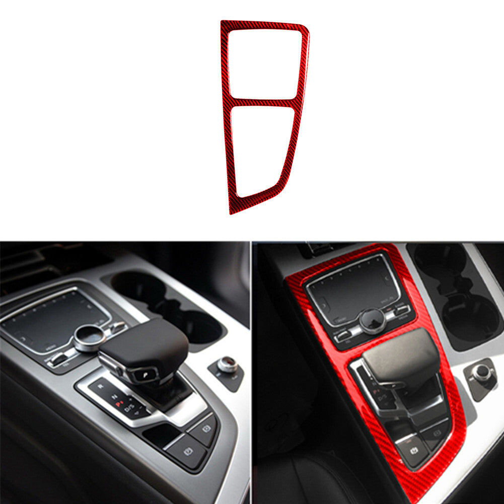 For Tundra Carbon Fiber Center Armrest Storage Box Mat Cover 2014-2018 v