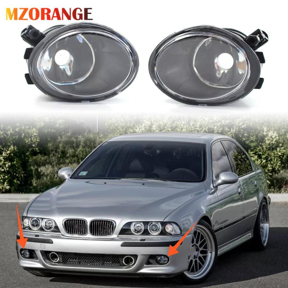 2¡Áfor BMW E39 1998-2005 Fog Lights Headlamps Left+Right Black