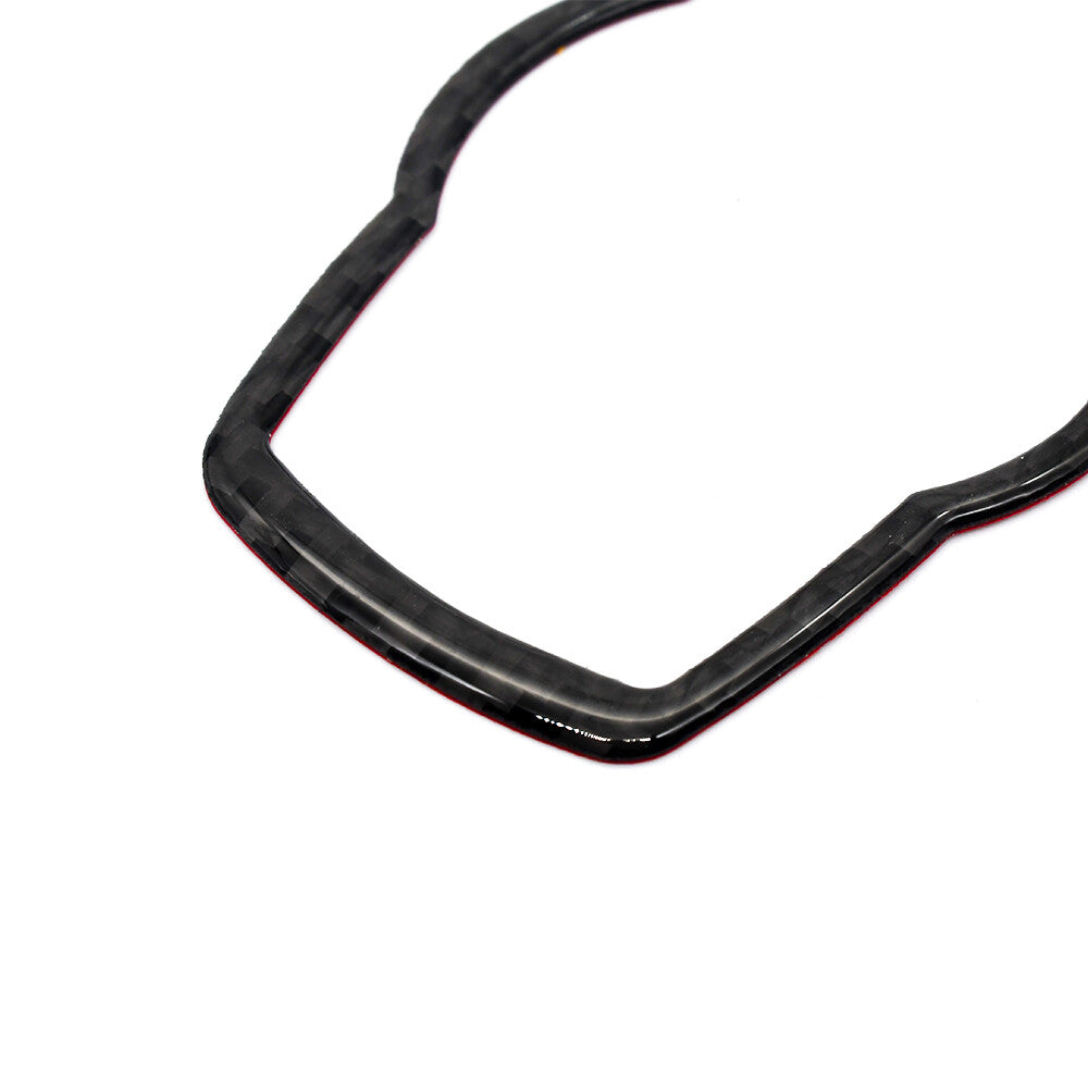 Carbon fiber headlight switch button frame cover trim for 05-12 3 E90 n