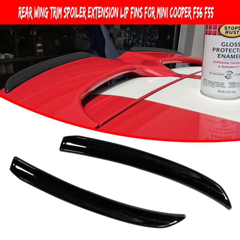 Rear Wing Decor Boiler Extended Lip Decor Kit for Mini Cooper F56 F55 S/JCW Q