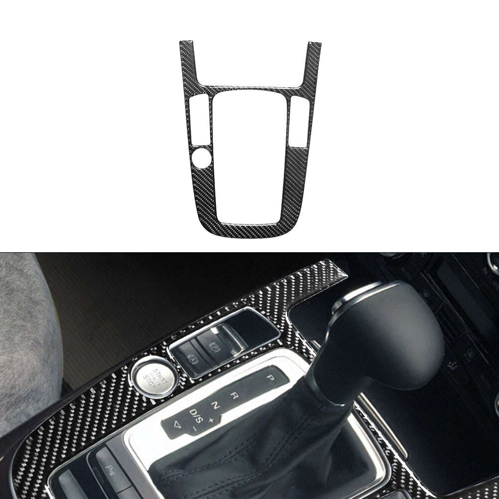 Carbon Fiber Rear Door Switch Cover Trim For Outlander 2014-2016 v