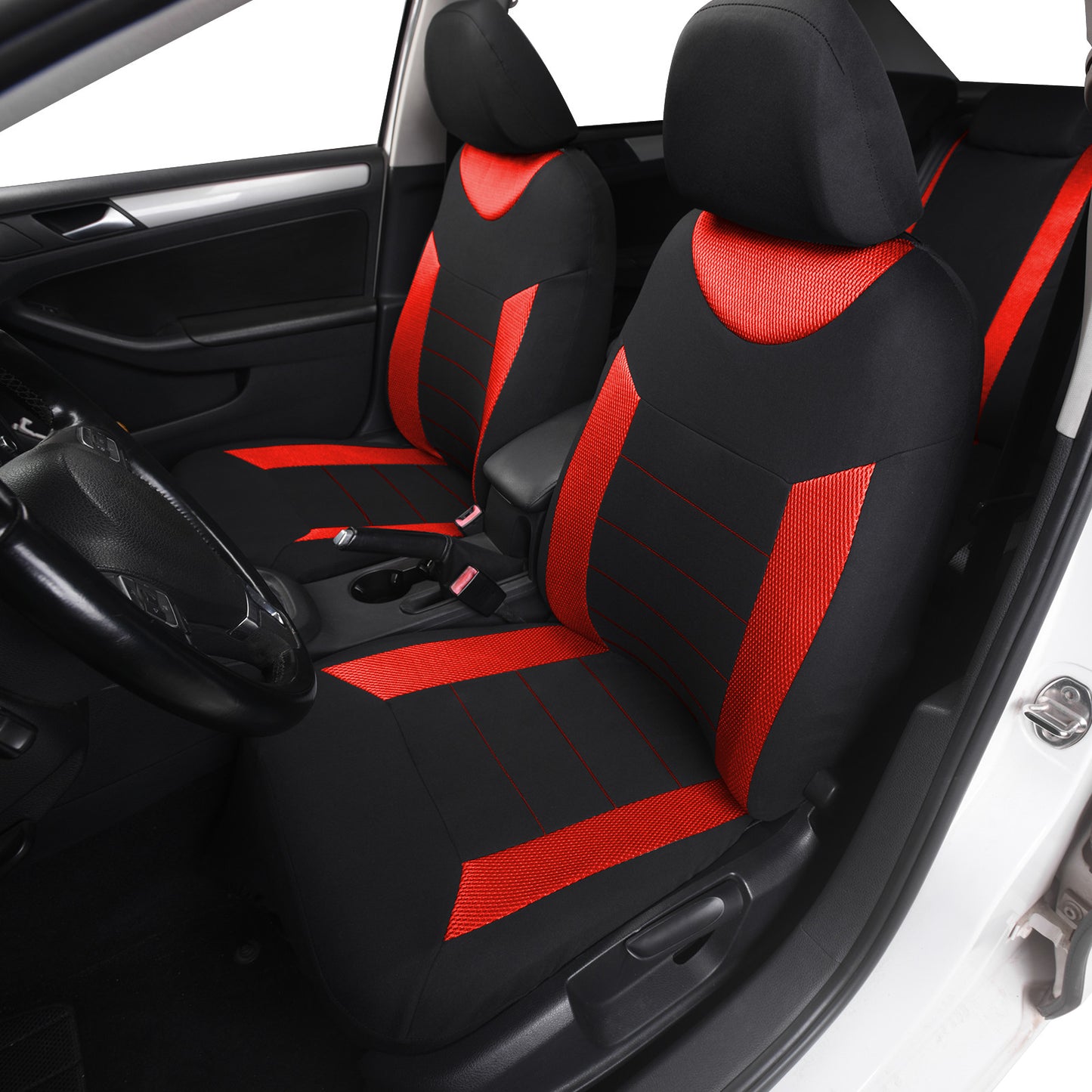 Car for Seat Covers Set Front Rear Cushion Accessory Protector 5-Seats Truck for SUV Van Q