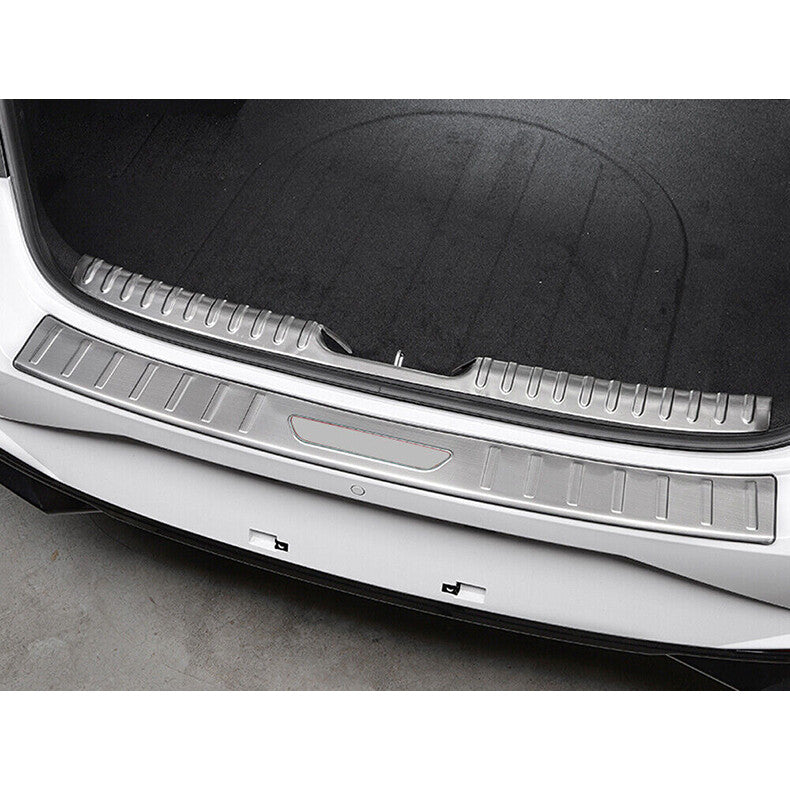 for Hyundai for Elantra 2021-2023 silver Rear Bumper Sill Plate Protector cover 2pcs