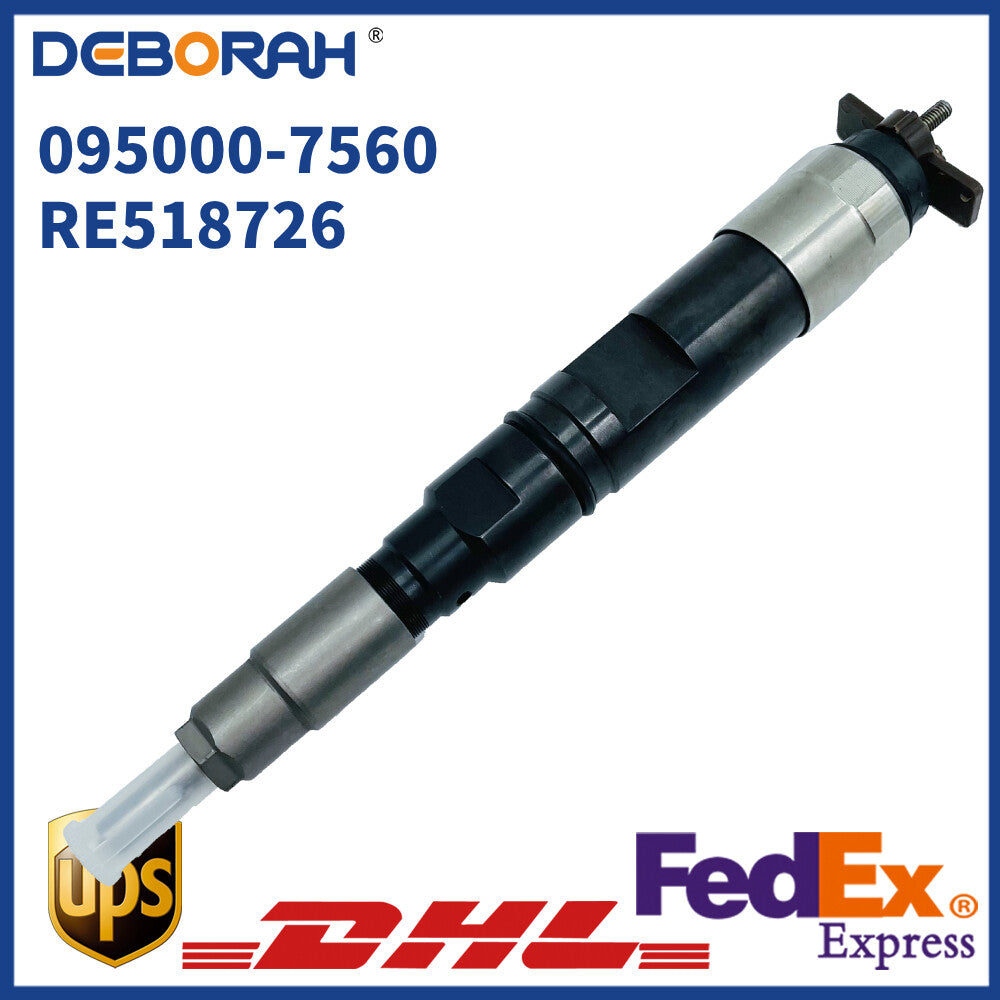 095000-7560 Diesel Fuel Injector assy RE518726 RE53961 For JOHN DEER 095000-7561