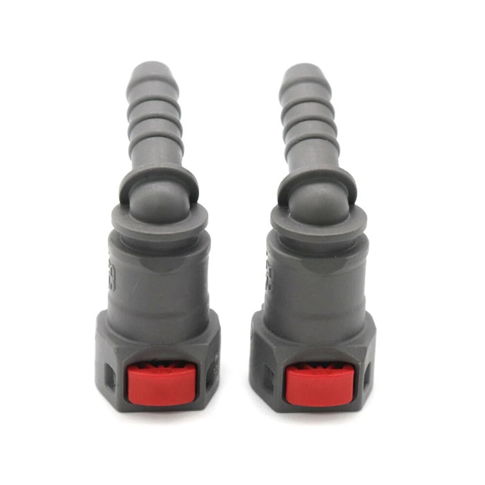 Car 2pcs Fuel Line Hose Pipe Quick Release Female Connector 7.89mm ID6 8x6 135¡ã Q