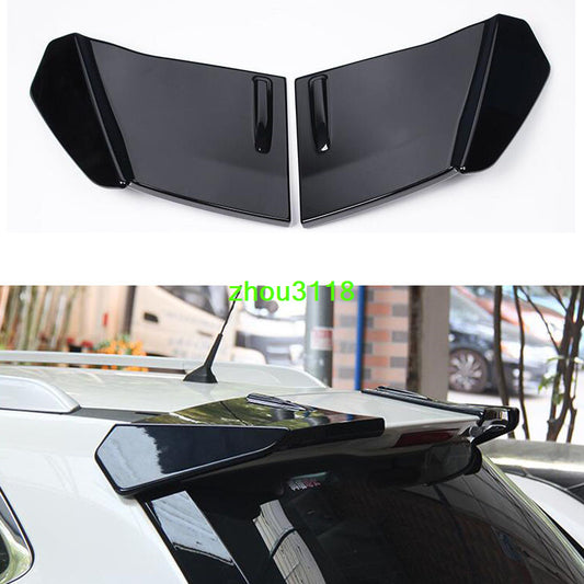 Gloss Black Tail Rear Trunk Top Spoiler Wing Trim 2P For 2014-2020 for Nissan Rogue