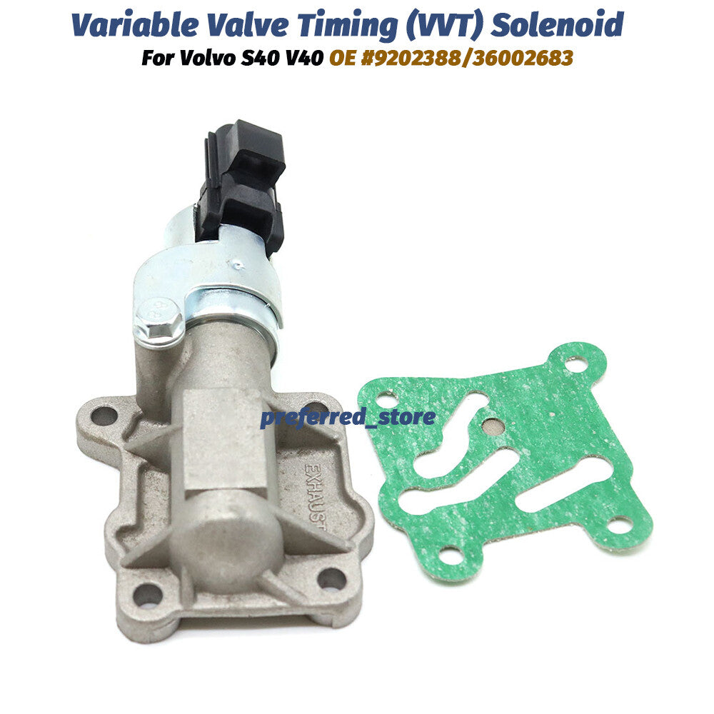 The new VVT (Variable Valve Timing) solenoid valve is suitable for Volvo S40 V40 1.9L (model numbers 9202388 and 36002683). v