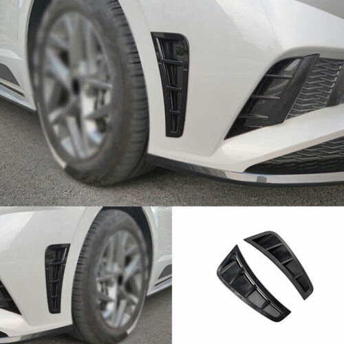 for Hyundai Sonata 2020-2023 Bright Black Air Flow Vent Side Fender Cover Trims
