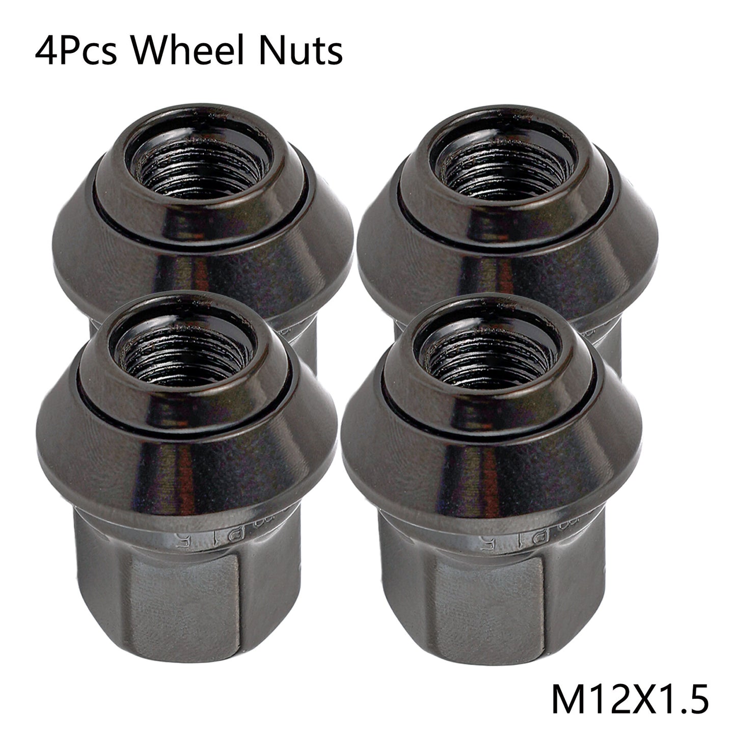 4Pcs Car Alloy Wheel Nuts M12X1.5 19MM Bolt Lug Studs  for ford  Focus MK2 MK3 ST Q