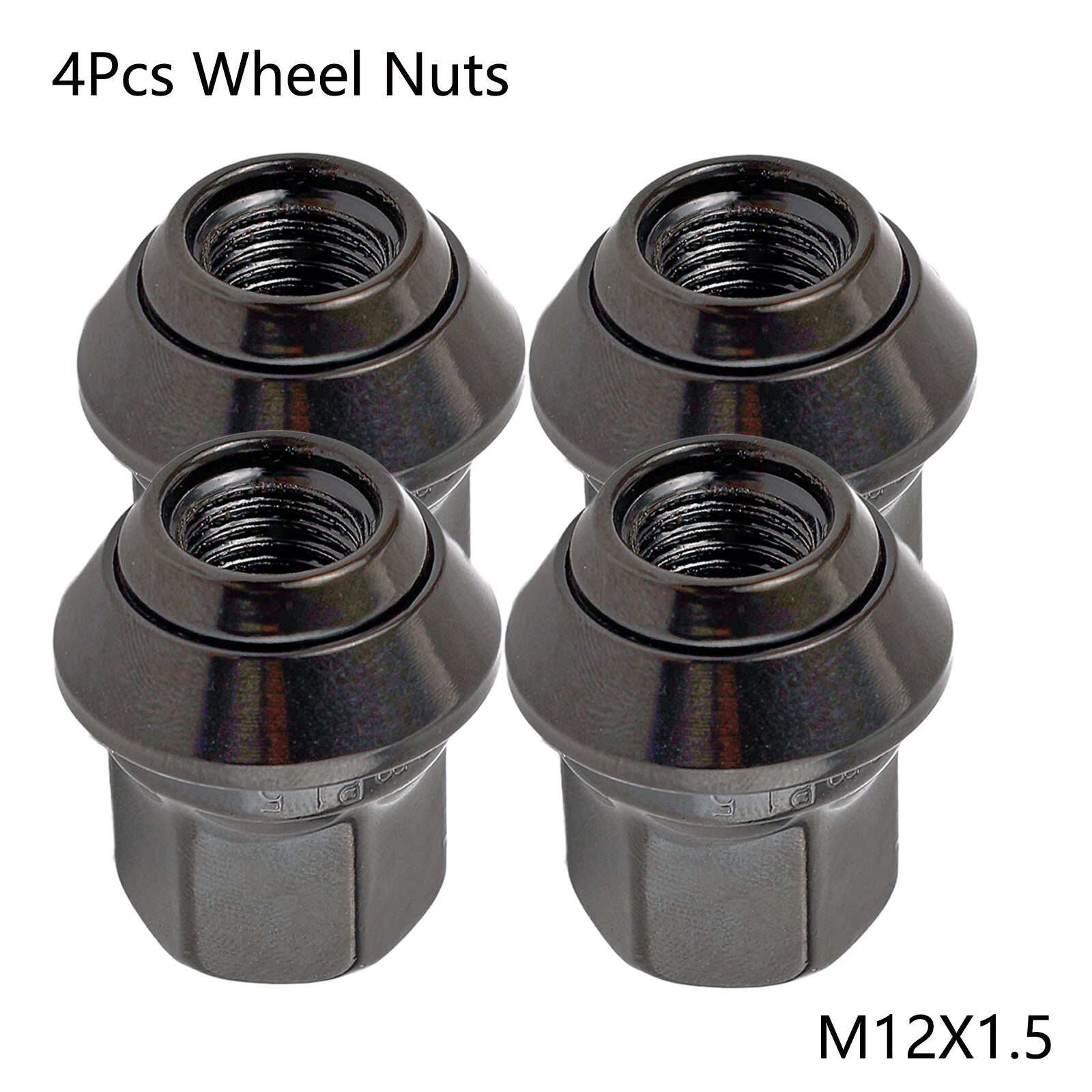 4Pcs Car Alloy Wheel Nuts M12X1.5 19MM Bolt Lug Studs  for ford  Focus MK2 MK3 ST Q