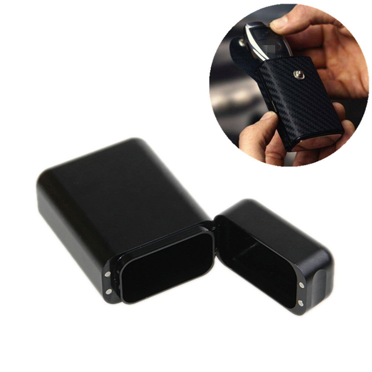 Car Key FOB Blocker Box Keyless Entry Signal Anti-theft Lock Devices Accessories