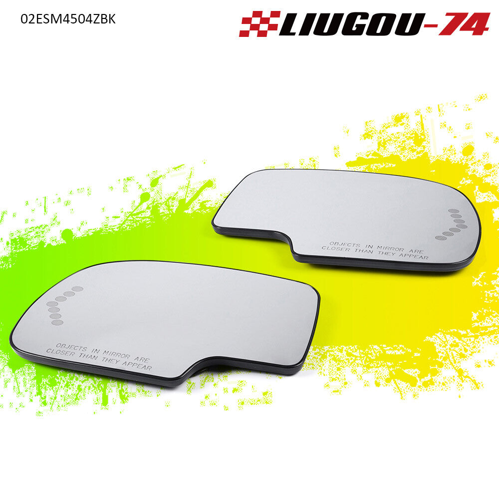 Suitable for 03-07 Silverado for Sierra Heat+Turn Signal right and left side mirrors ( ) Q