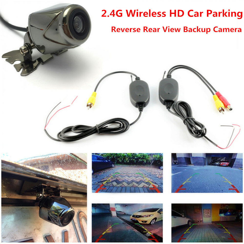 2.4G wireless automatic parking rearview camera with 170° night vision - n
