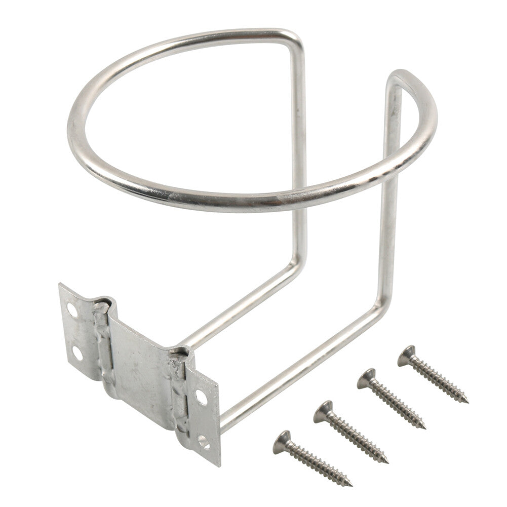 Ring Drink Bottle Can Cup Holder Stainless Steel For Boat Yacht Apartment RV Car Q