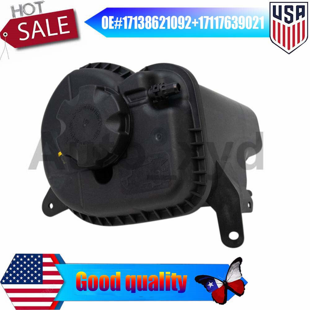 Engine Coolant Expansion Tank Radiator Overflow Bottle New for BMW X5 V8 L6 Q