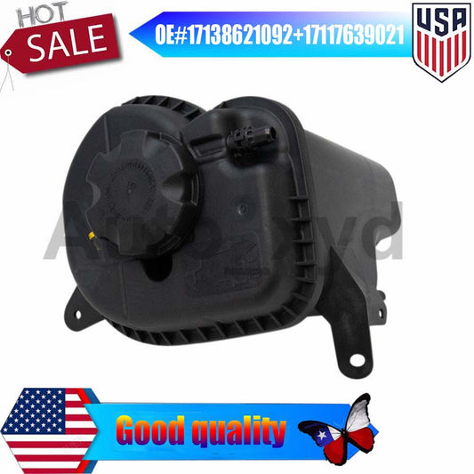 Engine Coolant Expansion Tank Radiator Overflow Bottle New for BMW X5 V8 L6 Q