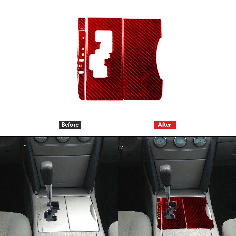 1x Carbon Fiber Gear Shift Panel Cover Trim Type-A for Camry 2007-2011 n