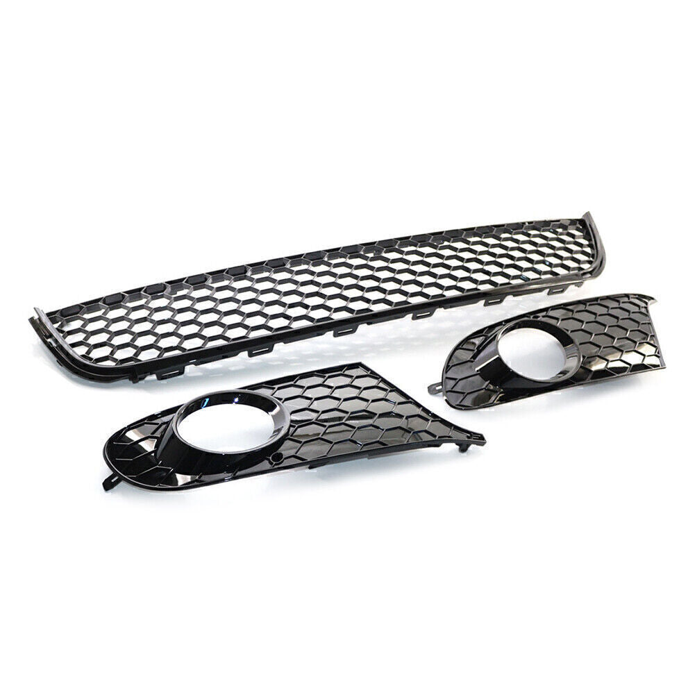 Front Lower Bumper Mesh Grille Fog Light Grill for VW for Golf / for Jetta MK6 2009-2013