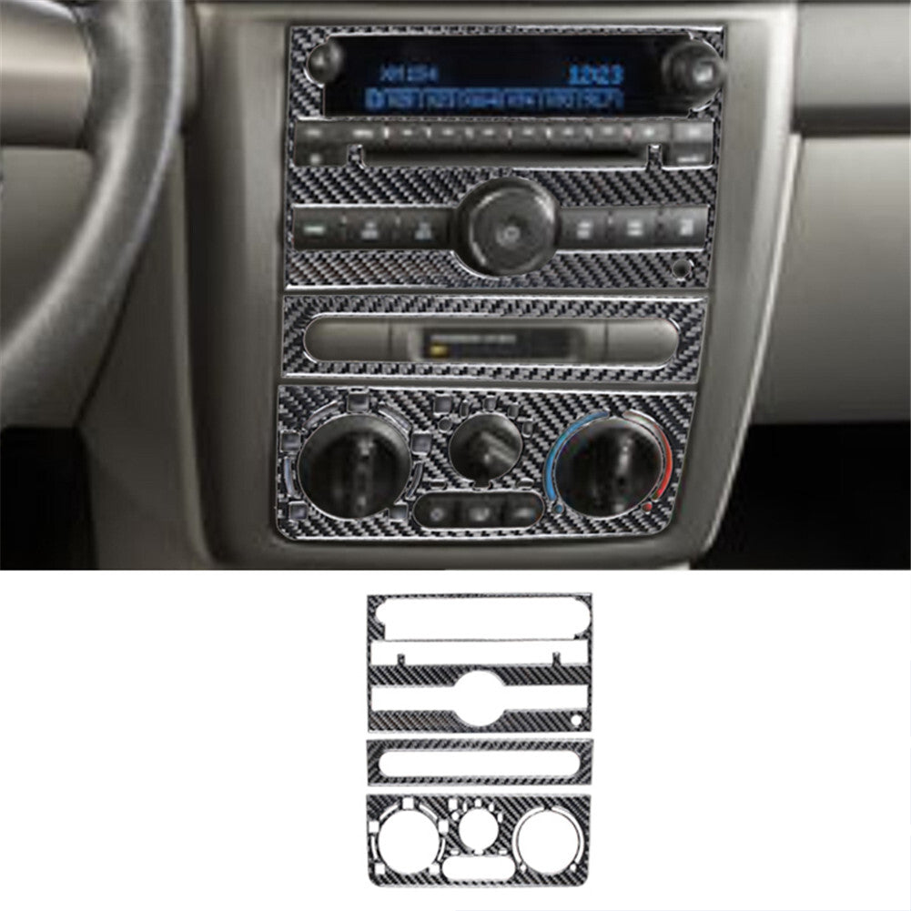 4X Red Carbon Fiber Interior Gear Shift Cover Trim for Mazda MX-5 Miata 2009-15 v