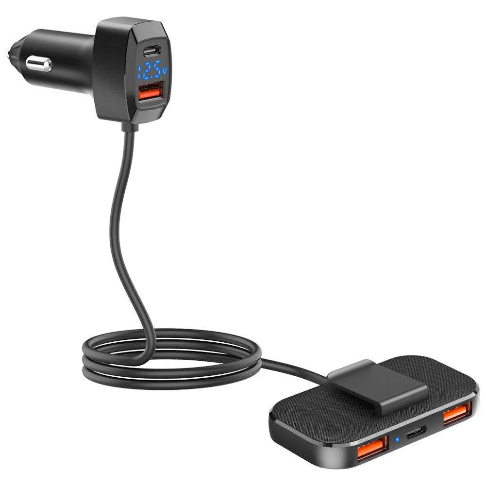 5V/6.2A 31W Multi Port USB Car Charger Cigarette Lighter Fast Charging Adapter