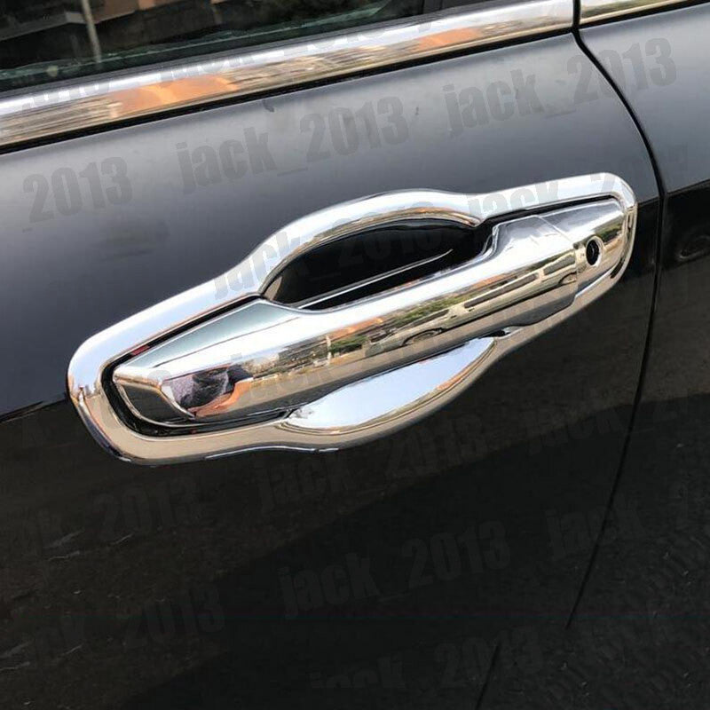 For 2016-2021 for Honda for Civic silvery steel Side Door Handle Bowl Cup Covers Trims