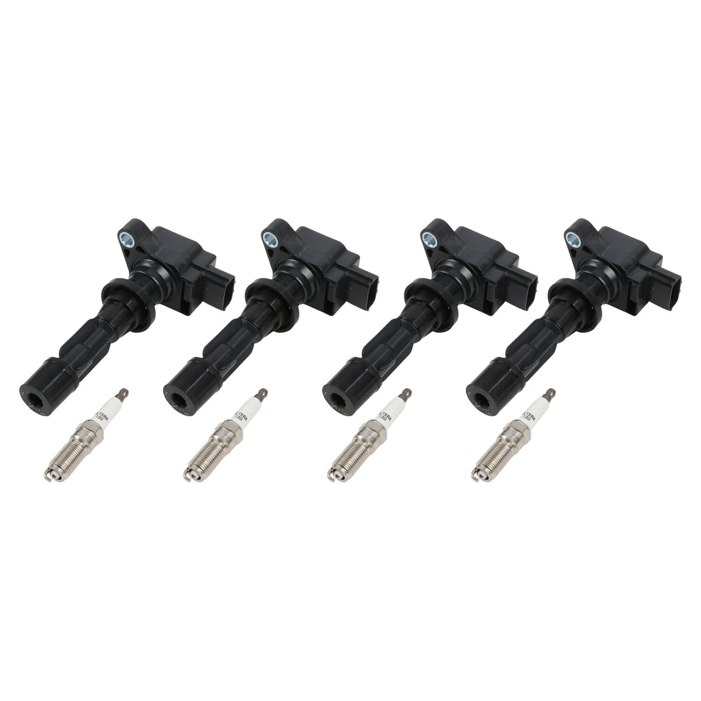 4Pcs Ignition Coil UF540  Iridium Spark Plug 90083 For 2006-2013 for Mazda 3