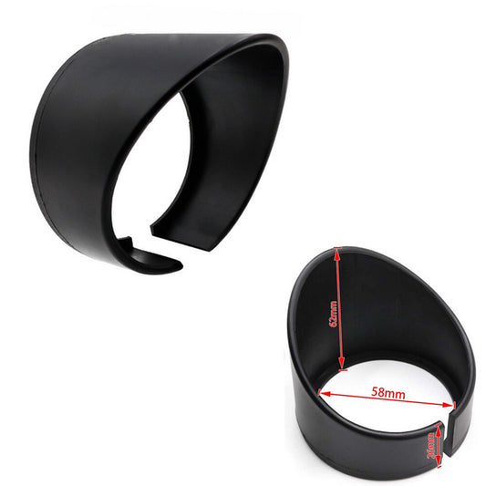 Black Visor for 60mm Oil Water Boost Gauge - Shade Cover Peak Q