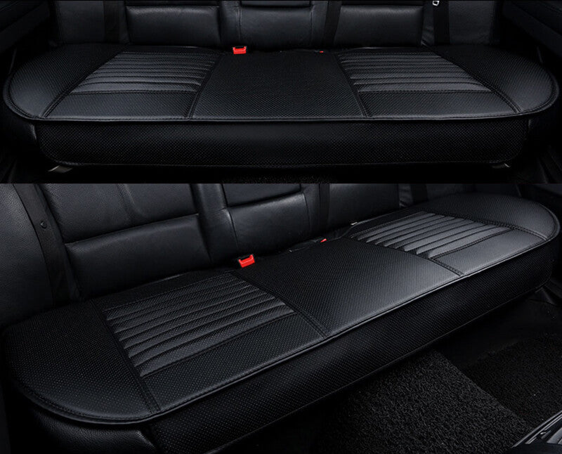 1* Car rear half-surround for seat cover, breathable polyurethane synthetic leather pad, for seat cushion Q