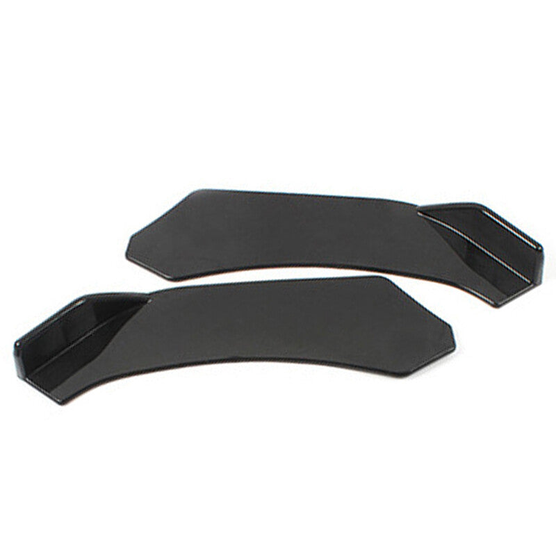 US STOCK Car Black Front Bumper Lip Body Kit Spoiler Wing Parts Accessories v