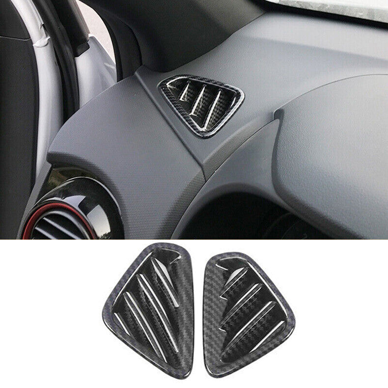 for VW Beetle 2003-2012 ABS Carbon Fiber Look for Co -Pilot Dashboard Cover Trim 2PCS v