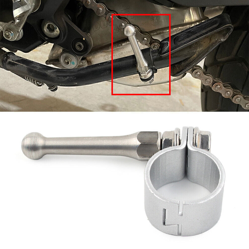 Side Foot Kickstand Extension Kit Side Stand Support for Harley Cafe Racer for Honda Q