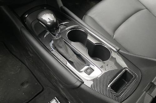 for Chevrolet 16-2021 Malibu Carbon Fiber Central Console Gear Shift Cover Trim